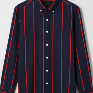 Men’s Business Casual Formal Striped Shirt