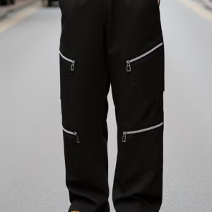 Boys' Casual Cargo Pants with Multiple Pockets