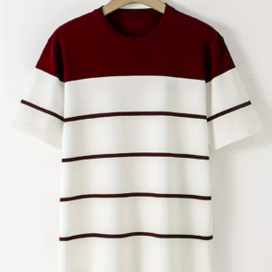 Men's New Striped Contrast Color